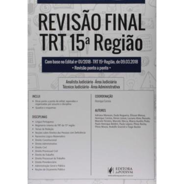 Imagem de Revisao Final - Trt 15 Regiao - Juspodivm
