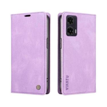 Imagem de Capa Flip De Couro Para Motorola Moto G Series G86 G85 G84 G75 G56 G55