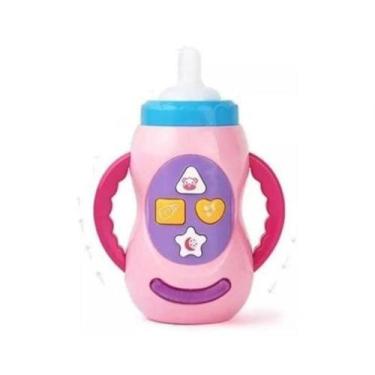 Imagem de Brinquedo Para Bebê Mamadeira Musical Com Música E Luz Cor:rosa - Pica