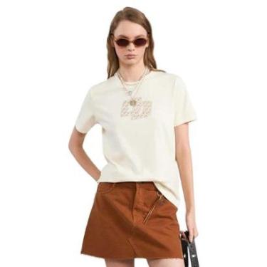 Imagem de Blusa Colcci Básica Estampa C Duplo-Feminino