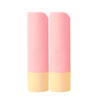 Imagem de Kit EOS Smooth Lip Balm Birthday Cake - Hidratante Labial 2x4g, NULO