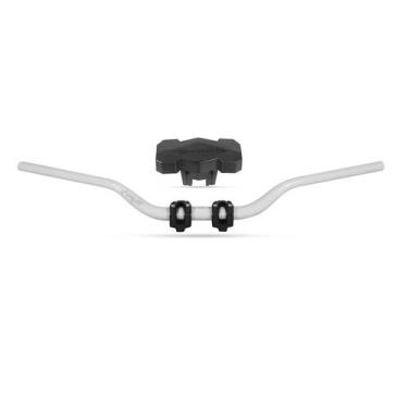Imagem de Guidão Vyrus Alto Fat Bar 28mm C/ Protetor Espuma, Branco