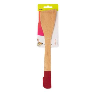 Imagem de Espátula Ponta Dupla Madeira Ecológica e Silicone Chef'n