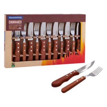Imagem de Conjunto de Talheres Tramontina 12 Peças - Dynamic Jumbo, Natural, 12