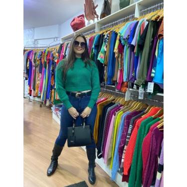Imagem de Blusa linho verde. Tam. M - Wn modas