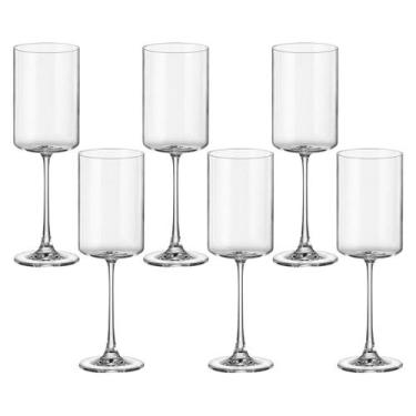Imagem de Taça de Cristal Bohemia Para Vinho Branco 380 ml Kubitto 6 Peças - Boh