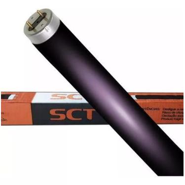 Imagem de Lâmpada Fluorescente Tubular T8 18W Luz Negra 60cm G13 SCT