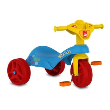 Imagem de Triciclo Infantil - Tico-Tico Club - Azul - Bandeirante