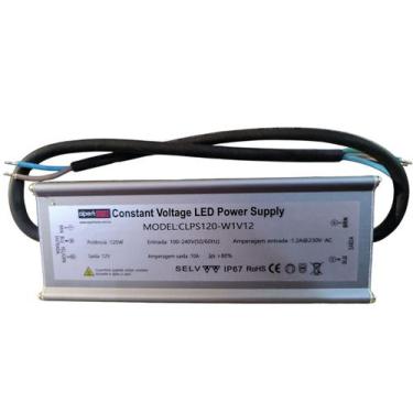 Imagem de Fonte Driver Blindada Ip67 120w 10a 12v Blindado Alpertone, 12V