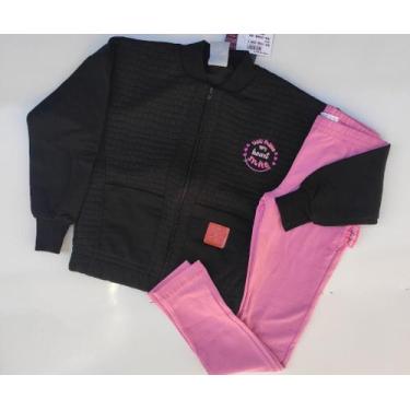 Imagem de Conjunto moletom inverno infantil menina jaqueta e calça - Angerô, 4, 