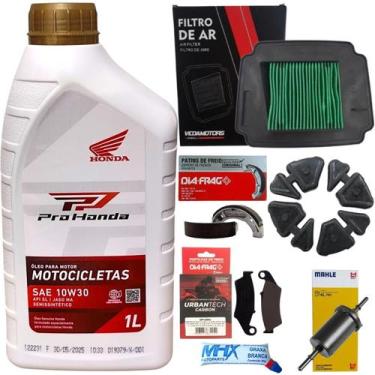Imagem de Pastilha, Lona, Filtros, Óleo, Coxim, Graxa Biz 125 11 Á 24 - VEDAMOTO