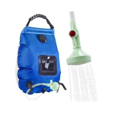 Imagem de Bolsa de Chuveiro Solar 20L - Aquecimento de Água para Camping e Acamp