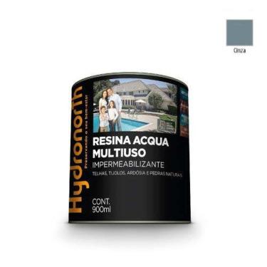 Imagem de Resina Multiuso Acqua Color Cinza 900ML para Pinturas em Geral com Acabamento Resistente e Duradouro Hydronorth