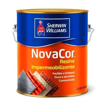 Imagem de Resina Impermeabilizante Acrílica Novacor Proteção e Repelência à Água Brilhante Transparente Sherwin Williams