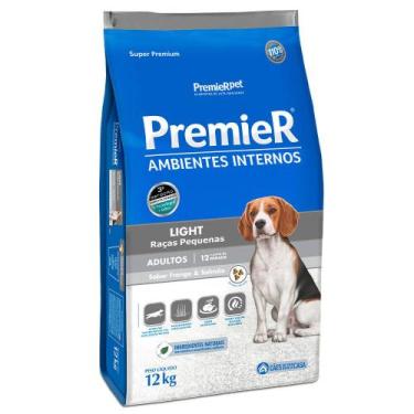 Imagem de Ração Premier Ambientes Internos Ligth Para Cães Adultos de Raças Pequ