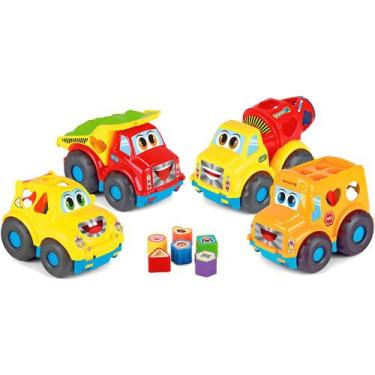 Imagem de Carrinho Didático c/ Atividades Geometrix - Modelos Sortidos - - Xplas