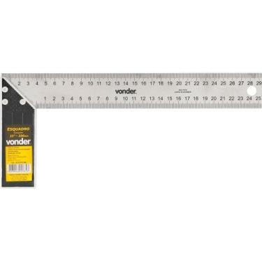 Imagem de Esquadro com Cabo de Alumínio Plus 10 35.50.010.000 em Aço Inox Vonder