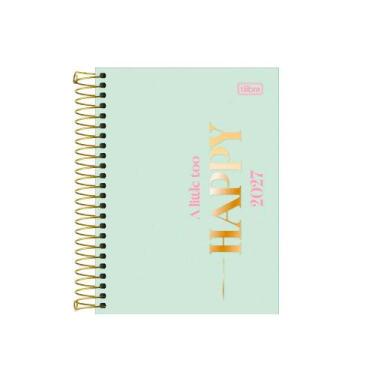 Imagem de Agenda Espiral Happy M4 2027 Verde - Tilibra