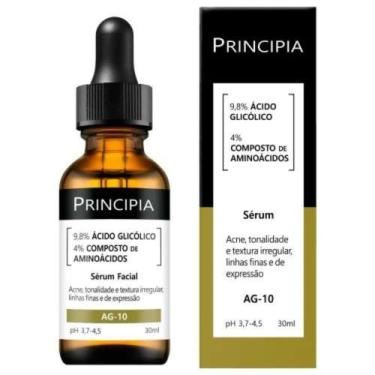 Imagem de Sérum facial principia ag-10 ácido glicólico 9,8% + aminoácidos 4% 30m
