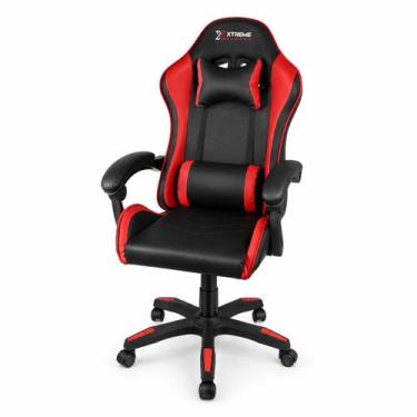 Imagem de Cadeira Gamer XTreme Preta Vermelha Design Racing Reclinável 155 360 S