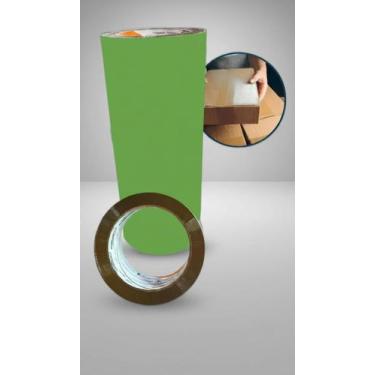 Imagem de Fita Adesiva Marrom para Empacotamento 5 Rolos - Congratulations Store