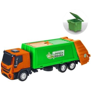 Imagem de Brinquedo Caminhão USUAL PLASTIC Tector Coletor Iveco 1 unidade