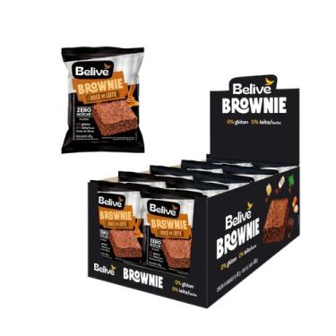 Imagem de Brownie Doce De Leite Sem Açúcar - Belive 10 Unidades 40g