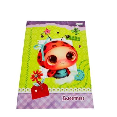 Imagem de Caderno 1/4 Brochura Sweetness 80 Folhas Envio Imediato Cor:Joaninha -