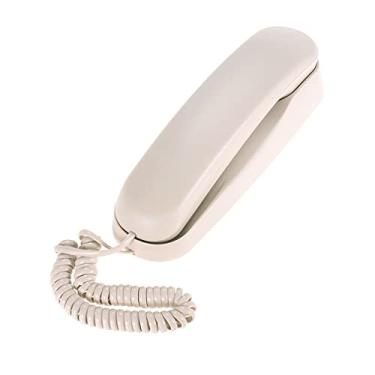 Imagem de Telefone Com Fio Para Casa,Mini Telefone Fixo de Telefone Fixo Suporte de Parede de Telefone Fixo Montável Suporta Mudo/Pausa/Segure/Reset/Flash/Redial Funções