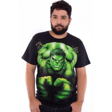 Imagem de Camiseta D. Hulk: Adulto preto M