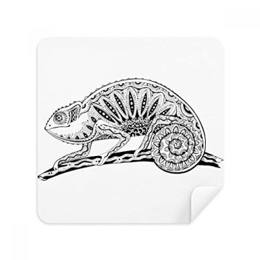 Imagem de Óculos de desenho de lagarto de cauda longa para esboço de animais, tecido de camurça, pacote com 2