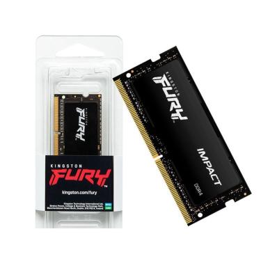 Imagem de Memoria Notebook Ddr4 Memoria Kf426s16ib/16 16gb Ddr4 2666mhz Cl16 Sodimm Fury Impact