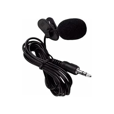 Imagem de Mini Microfone Condensador de Lapela Profissional Portátil Compacto Universal 3.5mm Plug P2 Clipe De Áudio Smartphone Celular Câmera Compacto Para Lives E Vídeos
