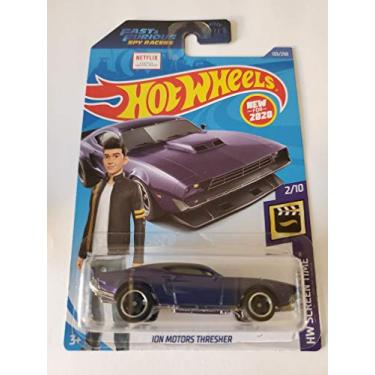 Imagem de Hot Wheels 2020 Fast & Furious Spy Racers Hw Screen Time ION Motors Thresher, Purple 133/250