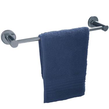 Imagem de Porta Toalha De Rosto 30cm Aço Inox Toalheiro De Parede