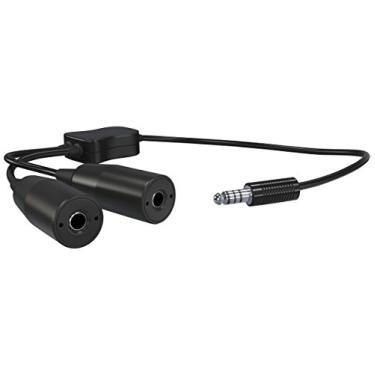 Imagem de FARO – Adaptador de helicóptero piloto de aeronave (converte fone de ouvido GA para plugue de helicóptero) (compatível com plugue U-174/U ou plugue U-93A/U)