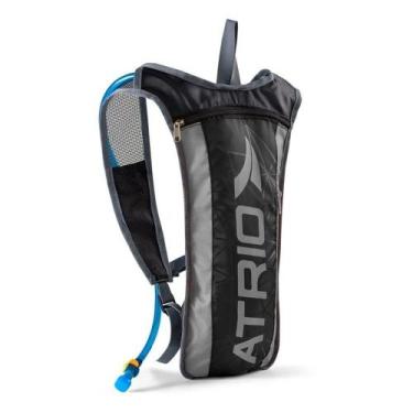 Imagem de Mochila De Hidratação Atrio Sprint Bi053 Preta/Cinza 1,5L