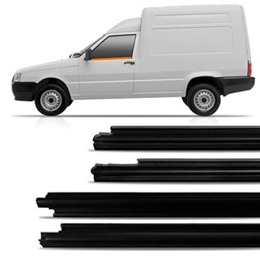 Imagem de Jogo Pestana De Borracha Externa Interna Fiorino 1988 Até 2013