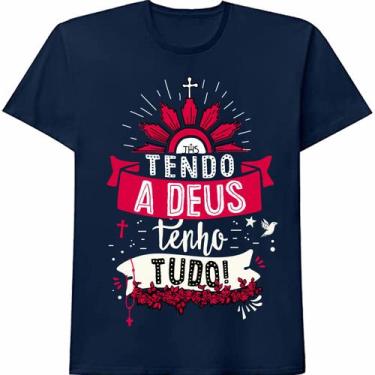 Imagem de Camiseta De Algodão Feminino E Masculino Personalizada Cristã - Duchic