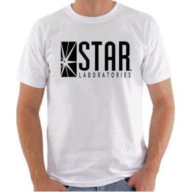 Imagem de Camiseta Camisa The Flash Dc Star Labs Geek Nerd Anime Filme - Vetor C