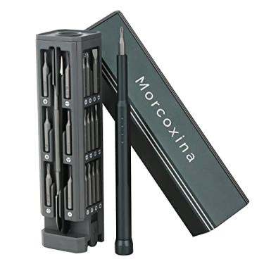 Imagem de Morcoxina Conjunto de chaves de fenda de precisão, mini chaves de fenda 46 em 1, conjuntos de chaves de fenda, kit de chave de fenda multifuncional de precisão, kit de ferramentas de reparo para