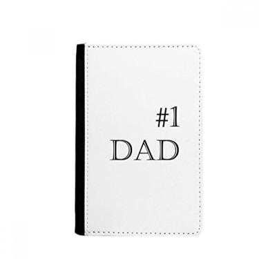 Imagem de No.1 Dad Father's Festival Quote Passport Holder Notecase Burse Wallet Cover Card Purse, Multicolor
