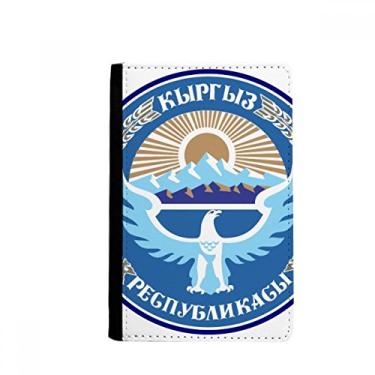 Imagem de Porta-passaporte com emblema nacional da Ásia do Quirguistão Notecase Burse capa carteira porta-cartão, Multicolor