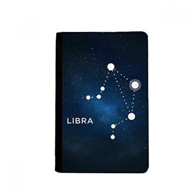 Imagem de Libra Constellation Signo do Zodíaco Porta Passaporte Notecase Burse Carteira Carteira Carteira Cartão Bolsa, Multicolor