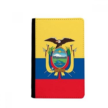 Imagem de Bandeira nacional do Equador América do Sul Porta-passaporte país Notecase Burse carteira capa porta-cartão, Multicolor