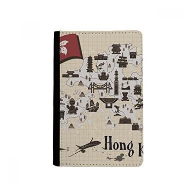 Imagem de Hong Kong China Style Visiting Passport Holder Notecase Burse Wallet Cover Card Purse, Multicolor