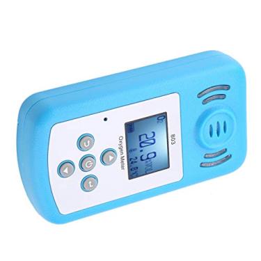 Imagem de Detector de gás, alarme de som e luz, portátil, analisador alto, mostrador digital azul, detector de vazamento de gás para medição de gás para pesquisador