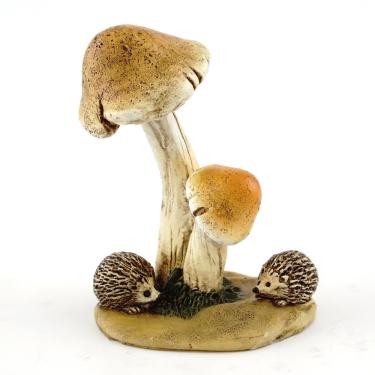 Imagem de 4406 Miniature Fairy Garden & Terrarium Hedgehogs With Mushrooms