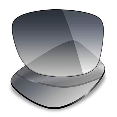Imagem de Mryok Lentes de reposição para Oakley Jupiter Squared OO9135 / Jupiter Carbon OO9220 - Opções, Polarizado - Cinza Gradiente Tint, One Size