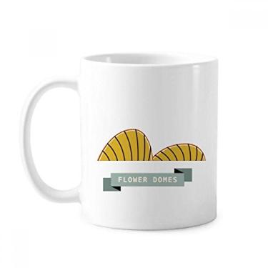 Imagem de Caneca clássica Singapura Flower Domes Landmark de cerâmica branca presente com alças 350 ml